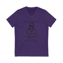 Load image into Gallery viewer, Ms. Investigator Short Sleeve V-Neck Tee