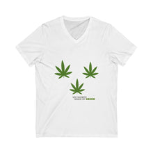 Load image into Gallery viewer, Green Short Sleeve V-Neck Tee
