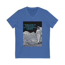Load image into Gallery viewer, Unisex Jersey Short Sleeve V-Neck Tee