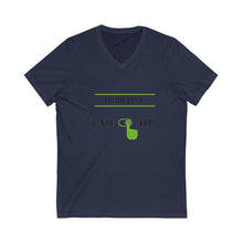 Load image into Gallery viewer, Unisex Jersey Short Sleeve V-Neck Tee
