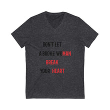 Load image into Gallery viewer, Heartbreak Short Sleeve V-Neck Tee
