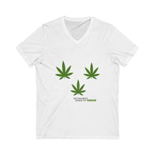 Load image into Gallery viewer, Green Short Sleeve V-Neck Tee
