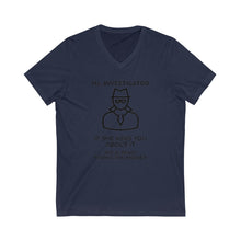 Load image into Gallery viewer, Ms. Investigator Short Sleeve V-Neck Tee
