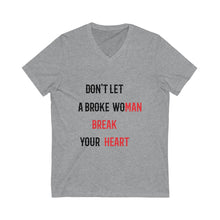 Load image into Gallery viewer, Heartbreak Short Sleeve V-Neck Tee
