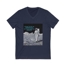 Load image into Gallery viewer, Landing Planet Short Sleeve V-Neck Tee
