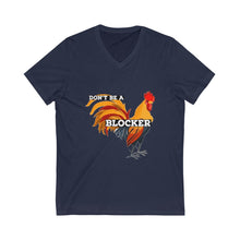 Load image into Gallery viewer, Cock Blocker Short Sleeve V-Neck Tee
