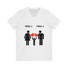 Load image into Gallery viewer, Fool In Love Short Sleeve V-Neck Tee
