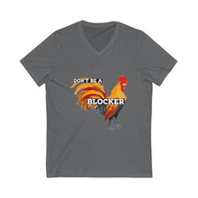 Load image into Gallery viewer, Cock Blocker Short Sleeve V-Neck Tee
