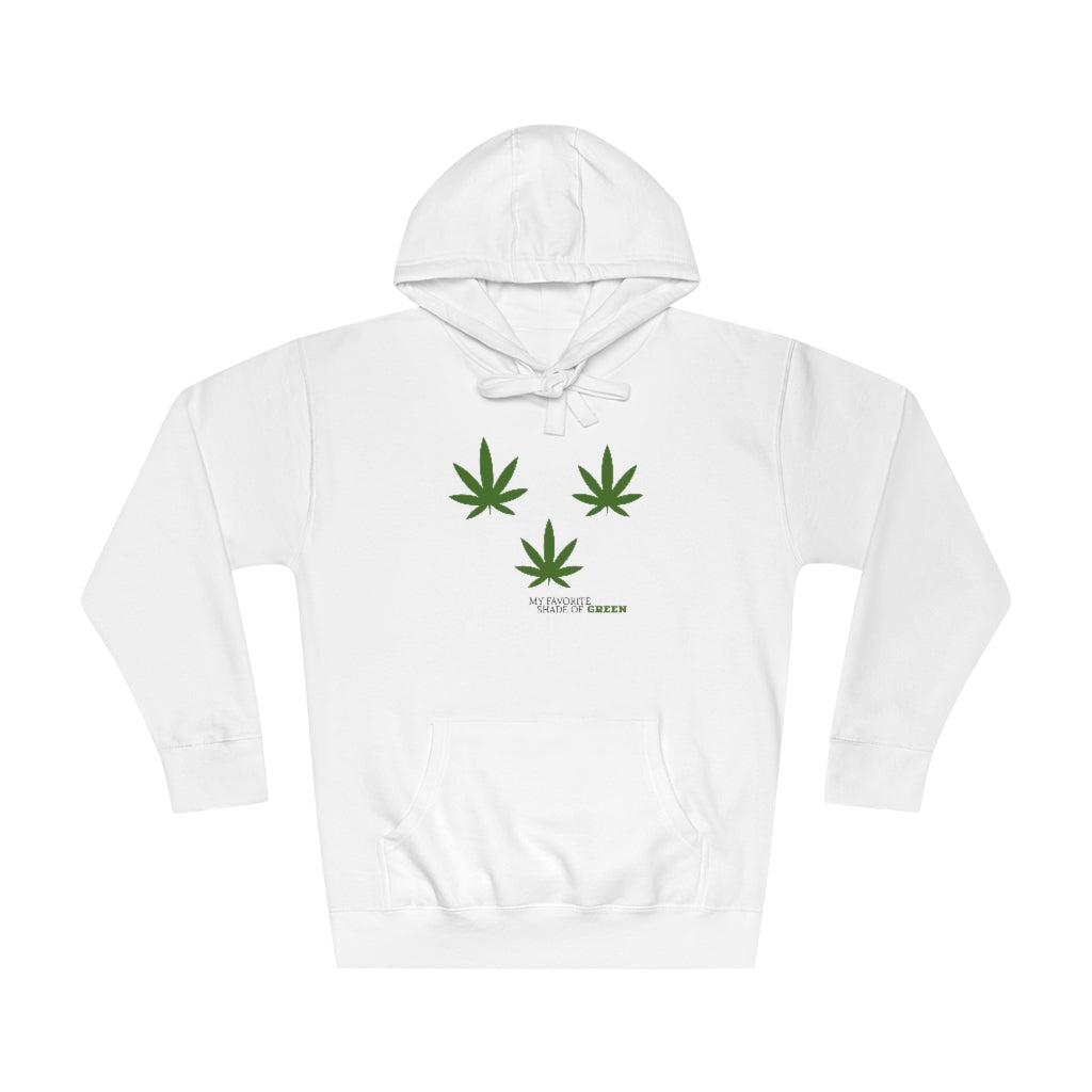 Shades of Green Fleece Hoodie