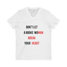 Load image into Gallery viewer, Heartbreak Short Sleeve V-Neck Tee
