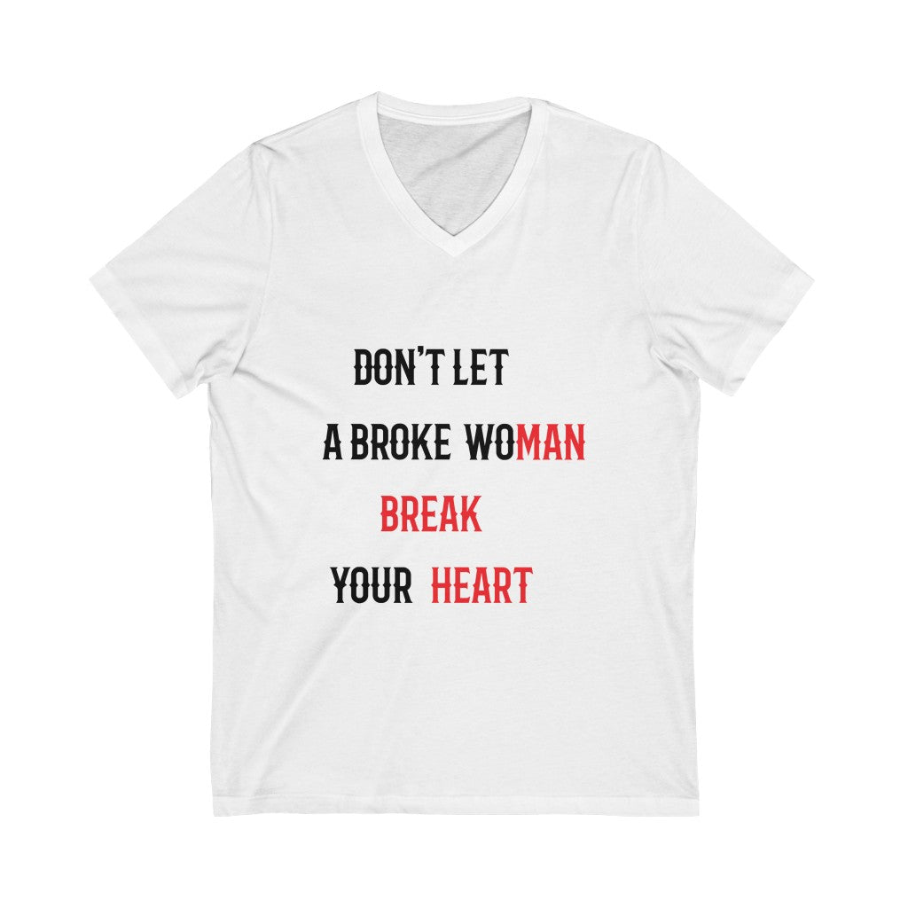 Heartbreak Short Sleeve V-Neck Tee