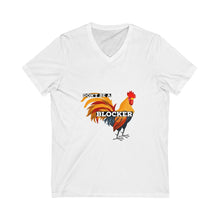 Load image into Gallery viewer, Unisex Jersey Short Sleeve V-Neck Tee
