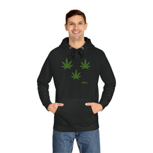 Load image into Gallery viewer, Shades of Green Fleece Hoodie
