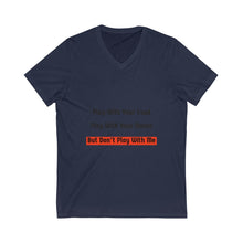 Load image into Gallery viewer, Play With Your Mama Short Sleeve V-Neck Tee
