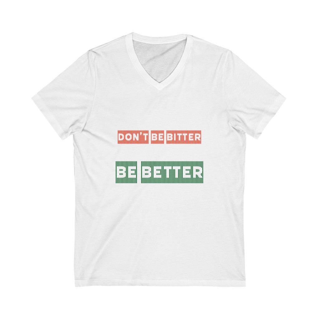 Be Better Jersey Short Sleeve V-Neck Tee