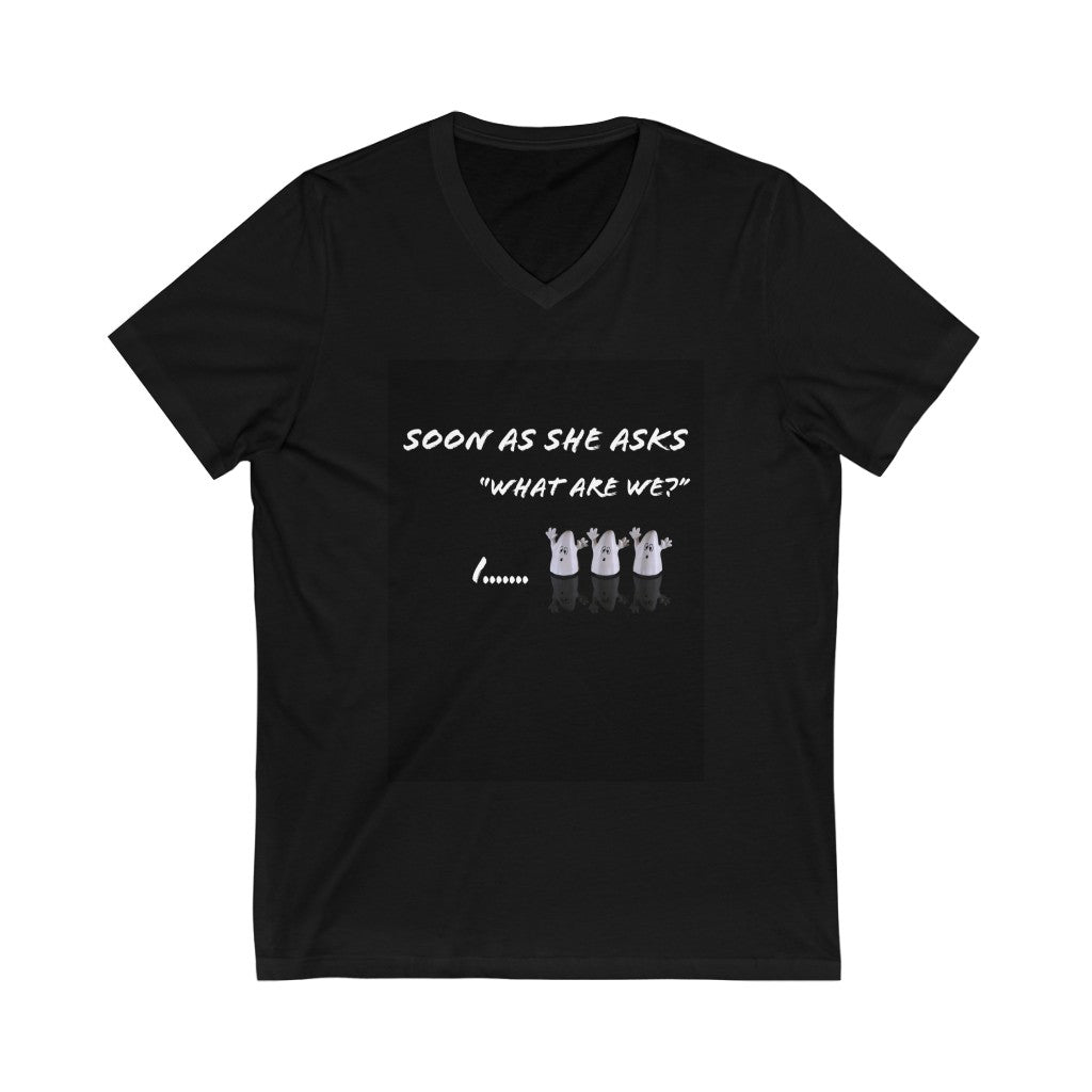 Ghost Short Sleeve V-Neck Tee
