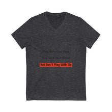 Load image into Gallery viewer, Play With Your Mama Short Sleeve V-Neck Tee
