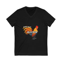 Load image into Gallery viewer, Unisex Jersey Short Sleeve V-Neck Tee
