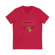 Load image into Gallery viewer, Unisex Jersey Short Sleeve V-Neck Tee
