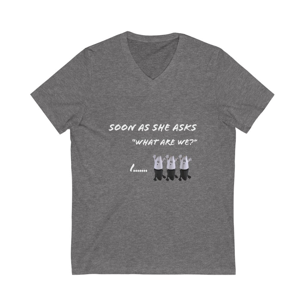 Ghost Short Sleeve V-Neck Tee