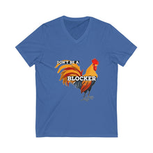 Load image into Gallery viewer, Cock Blocker Short Sleeve V-Neck Tee
