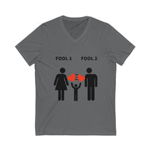 Load image into Gallery viewer, Fool In Love Short Sleeve V-Neck Tee
