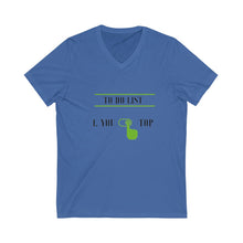 Load image into Gallery viewer, Unisex Jersey Short Sleeve V-Neck Tee
