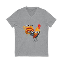 Load image into Gallery viewer, Cock Blocker Short Sleeve V-Neck Tee
