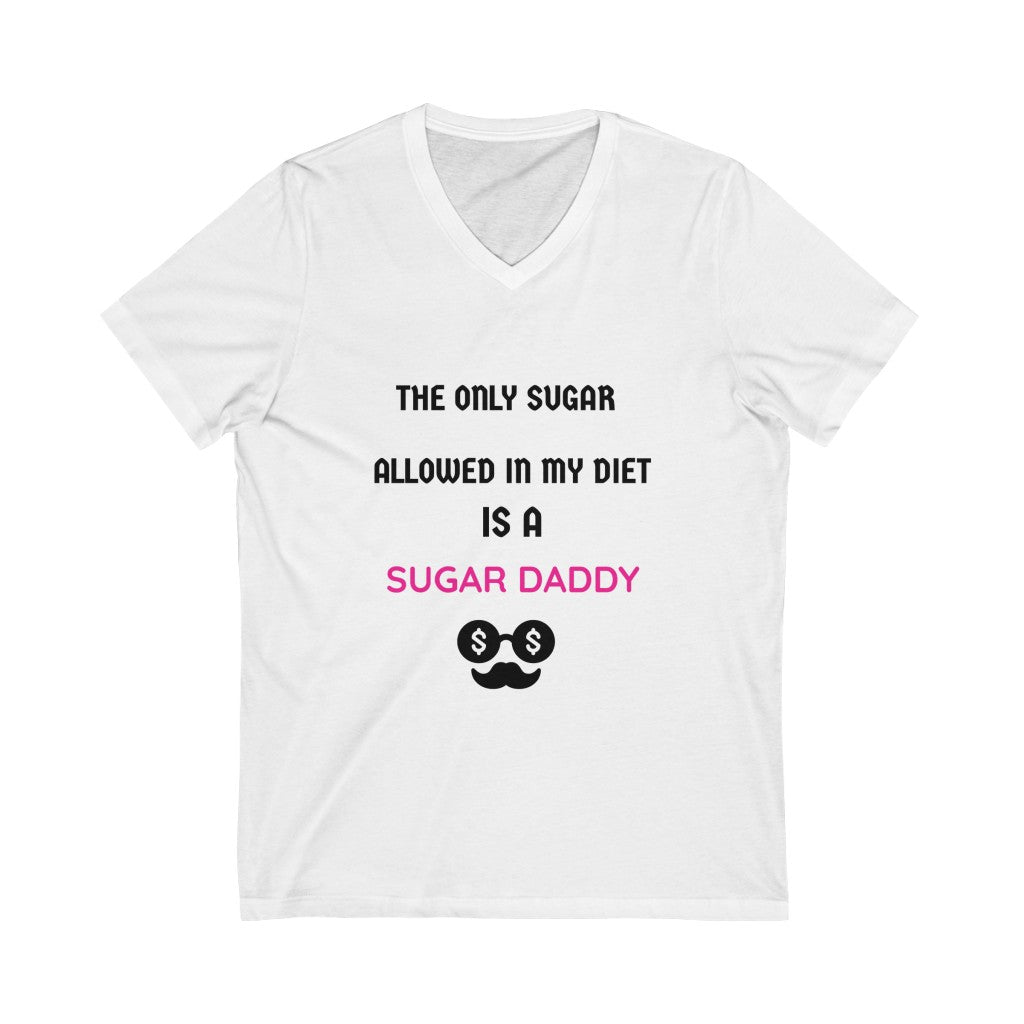Sugar Daddy Short Sleeve V-Neck Tee