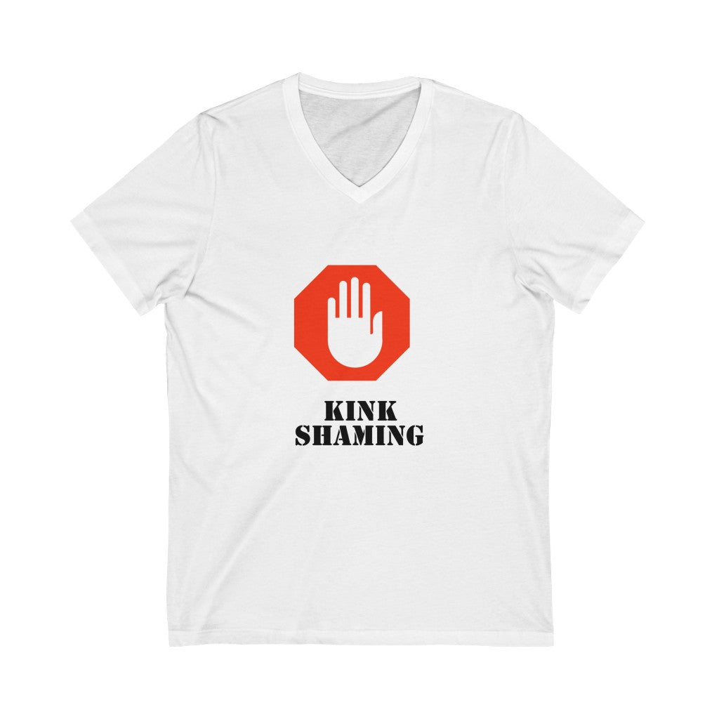 Kink Shame Short Sleeve V-Neck Tee