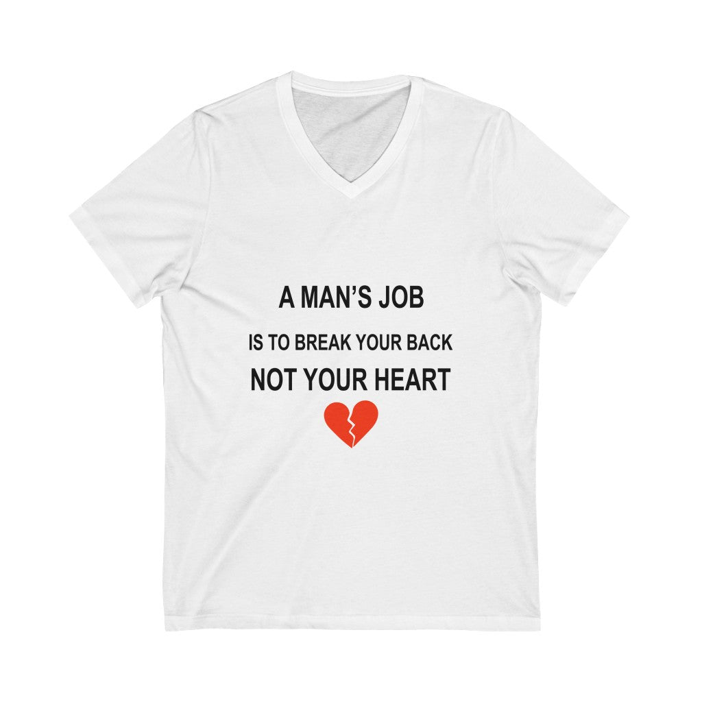 Back Breaker Short Sleeve V-Neck Tee
