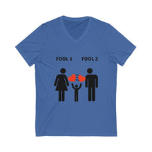 Load image into Gallery viewer, Fool In Love Short Sleeve V-Neck Tee
