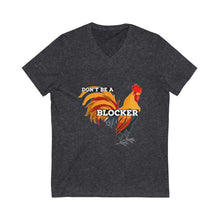 Load image into Gallery viewer, Cock Blocker Short Sleeve V-Neck Tee
