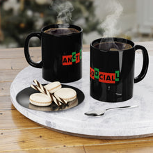 Load image into Gallery viewer, Antisocial Black Coffee Mug, 11oz
