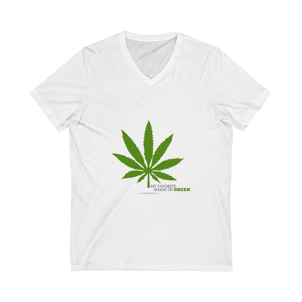 Unisex Jersey Short Sleeve V-Neck Tee