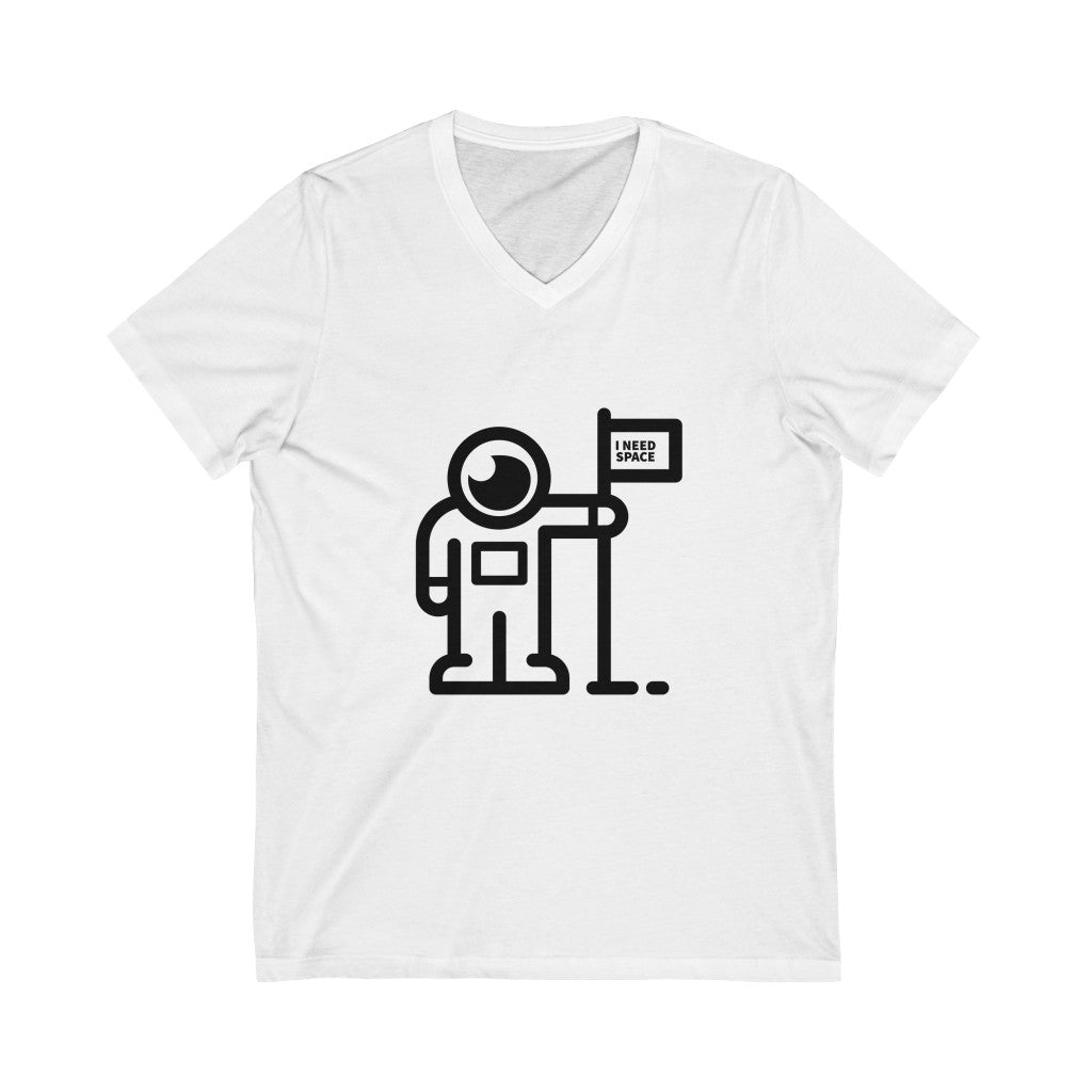 Space Jersey Short Sleeve V-Neck Tee