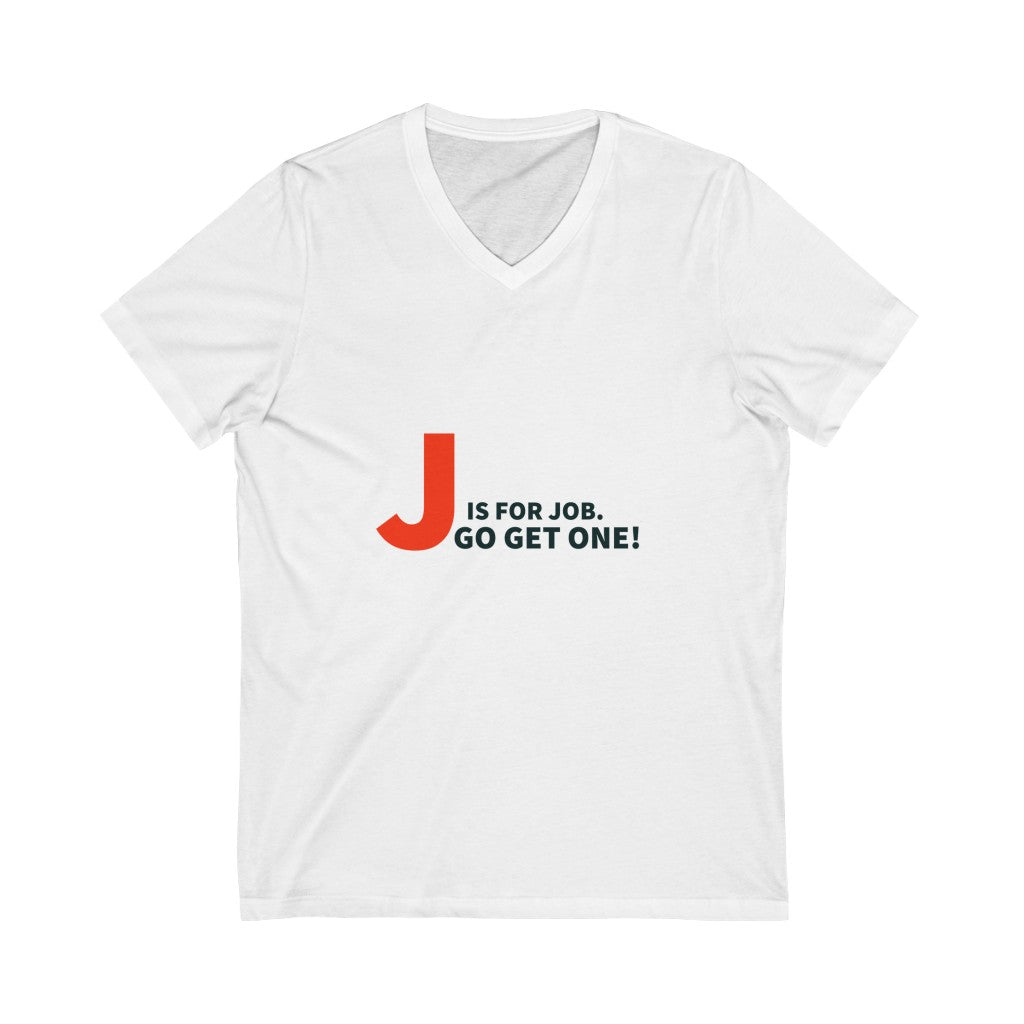 Job Short Sleeve V-Neck Tee